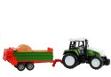 Duży Traktor z Przyczepą + Akcesoria Ciągnik