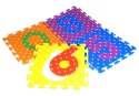 Puzzle Piankowe Kolorowe Alfabet i Cyferki 36 el