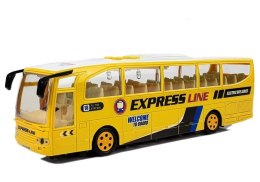Autobus Wycieczkowy na Baterie Żółty 30cm
