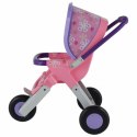 Bobas lalka z akcesoriami + wózek dla lalek + Zestaw naczyń z tacą Wader QT Polesie