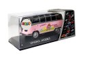Autobus Wakacyjny Resorak z Naciągiem Światła Dźwięk Różowy