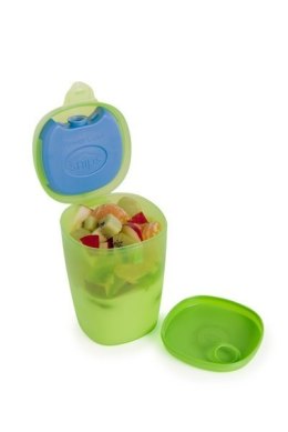 SNIPS ENERGY - pojemnik na owoce i jogurt z wkładem chłodzącym 0,5L zielony