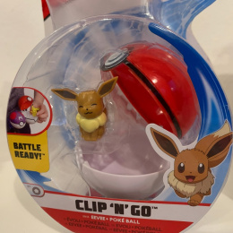 Pokemon - Clip N Go Eevee + Pokeball