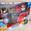 Pokemon Clip N Go Bandolier zestaw + Figurka Eevee Seria 1