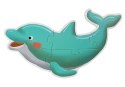 Puzzle Wodny Świat 30 elementów 6 zwierząt Delfin Żółw Rybka