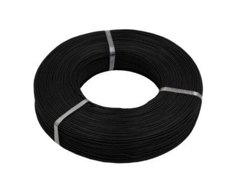 Przewód silikonowy 0,05 mm2 (30AWG) (czarny) 1m