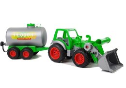 Farmer Traktor Ładowarka Cysterna Zielono- Szara 8794