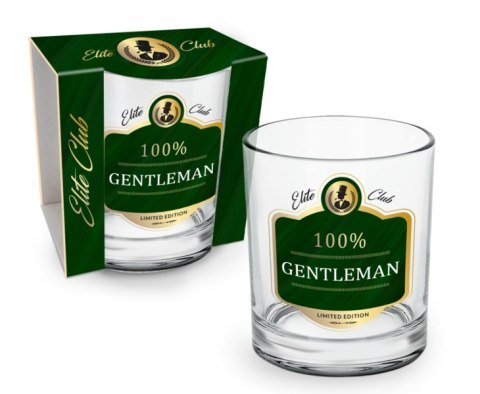 Elite Club - szklanka do whisky 270 ml - 100% Gentleman