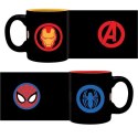 Komplet kubeczków do espresso - Marvel "Ironman i Spiderman"