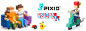 Klocki Pixio 16 PINK - Color Series RÓŻOWY