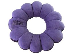 Poduszka podróżna na szyję rogal - fioletowa