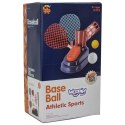 WOOPIE Zestaw Sportowy Baseball + Badminton dla Dzieci + 4 piłki