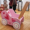 Wózek Drewniany Chodzik dla Lalki Classic World