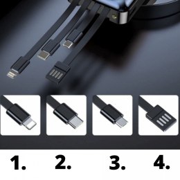 POWERBANK 20000MAH LATARKA USB + KABEL 4w1