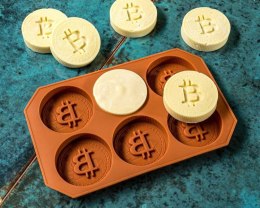 Foremka na lód i czekoladę - Bitcoin