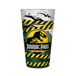 Szklanka - Jurassic Park - Danger High Voltage