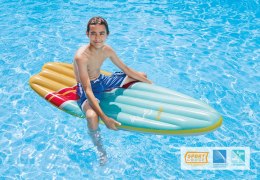Materac Deska SURFS UP 178 x 69 cm INTEX Niebiesko Żółty