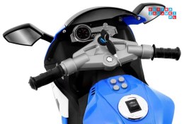 Motor na akumulator ścigacz R1 Superbike Niebieski