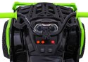 Duży Quad na akumulator ATV Pompowane Koła Czarno-Zielony