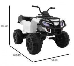 Quad na akumulator dla dzieci 4x4 XL ATV Biały