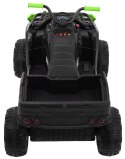 Quad na akumulator dla dzieci XL ATV, Pilot 2.4GHZ Czarno Zielony