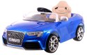 Auto na akumulator Audi RS5 Miękkie Siedzenie 2.4G Lakierowny Niebieski