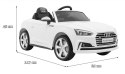 Auto Na Akumulator Audi S5 Cabriolet Biały