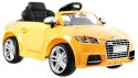 Auto na akumulator Audi TT RS 2.4G Lakierowany Żółty