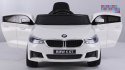 BMW 6 GT Autko na akumulator Biały + Pilot + Wolny Start + EVA + Pasy + LED MP3