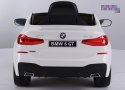 BMW 6 GT Autko na akumulator Biały + Pilot + Wolny Start + EVA + Pasy + LED MP3