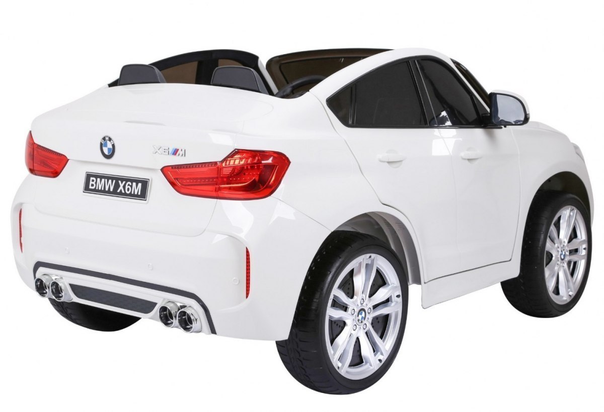 Auto na akumulator BMW X6M 2 os. XXL Biały