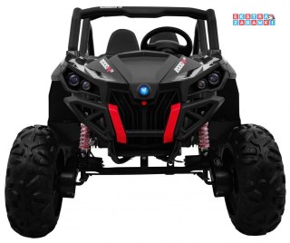 SUPERSTAR UTV-MX buggy na akumulator dwuosobowy - czarny, 4x45W, 12V/14Ah, pilot, pokrowiec, LED, BT [XMX-603]
