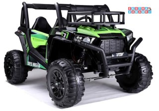 [JS360B] Buggy UTV Terenówka na akumulator [2x200W] dla dzieci z Pilotem Bagażnik Wolny Start EVA MP3 LED