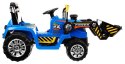 Auto Na Akumulator Koparka Traktor Niebieska