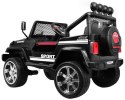Auto na akumulator Jeep Raptor DRIFTER Napęd 4X4 Czarny