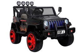 Auto Na Akumulator Jeep Raptor DRIFTER Napęd 4X4 Płomienie