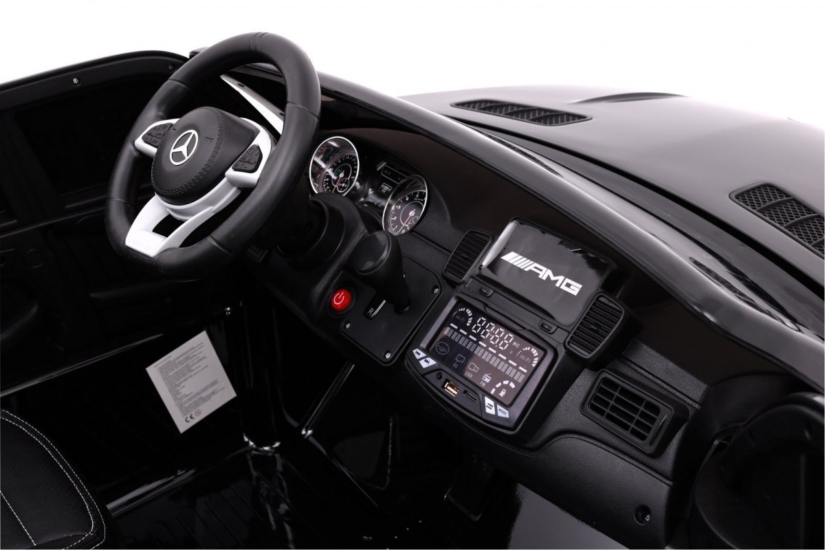 Auto na akumulator Mercedes Benz GLS 63 AMG 4WD Lakierowany Czarny