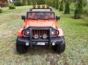 Auto na akumulator Monster Jeep 4x4 Czerwony