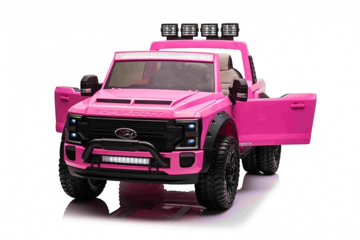 Ford Super Duty na akumulator Różowy