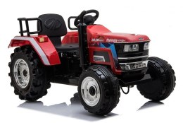 Duży Traktor na akumulator Mahindra Czerwony