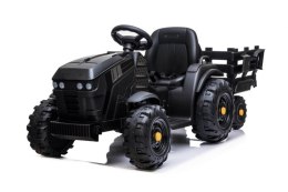 Traktor Titanium Na Akumulator Z Przyczepą Czarny