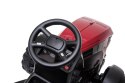 Traktor na akumulator Titanium Z Przyczepą Czerwony