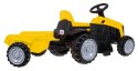 Traktor na akumulator z Przyczepą Żółty