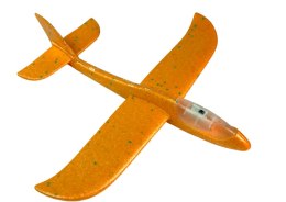 Duży Samolot Styropianowy Szybowiec Pomarańczowy