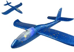 Duży Samolot Styropianowy Szybowiec Niebieski