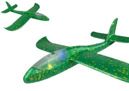 Duży Samolot Styropianowy Szybowiec Zielony