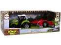 Zielony Traktor Zgrabiarka Farma Dźwięk