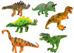 Zestaw Dinozaurów Figurki Modele 6 Sztuk Akcesoria