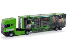 Duża Ciężarówka Transporter Do przewozu Dinozaurów Auto Metal