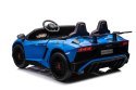Duże Auto Lamborghini Aventador na akumulator SV Niebieski